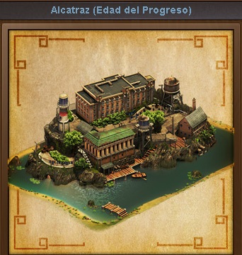 how big is alcatraz in forge of empires